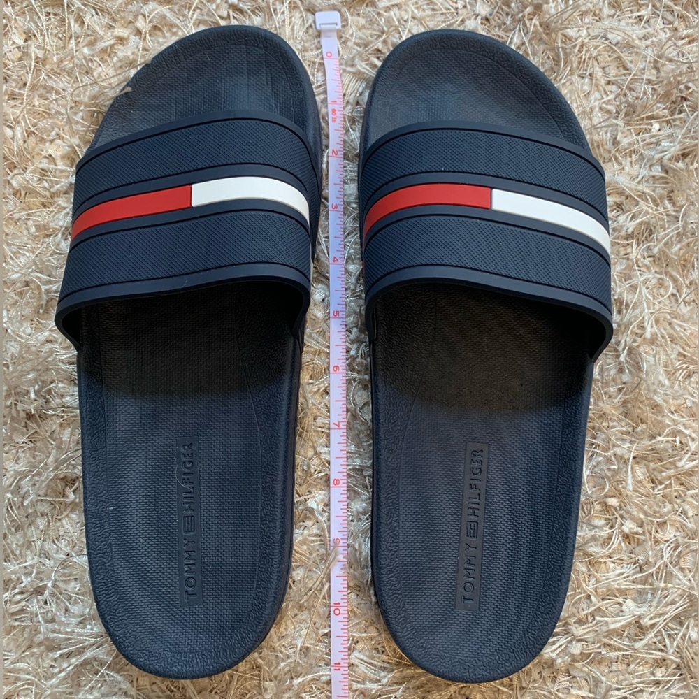 Tommy Hilfiger Blue and Red Sandals Slides Brand New - Picture 4 of 4